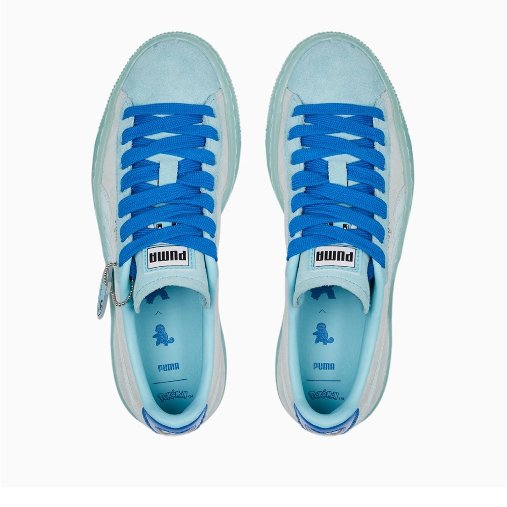 PUMA x POKÉMON Suede Squirtle Big Kids' Sneakers *limited edition *